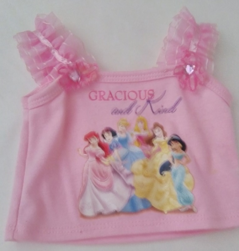 Build a bear disney princess tshirt genuine